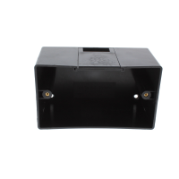 Black Extra Deep Pattress Box