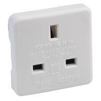 UK USA adapter White