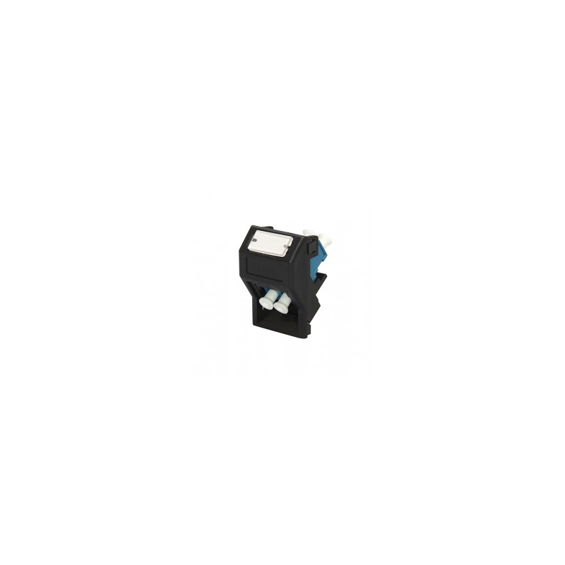 Black Lj6c Lc-Lc Fibre Euro Module. 25X38mm | EuroNetwork