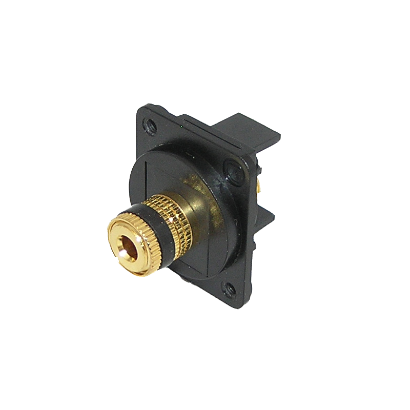 Black Speaker D Series Keyston Connector.