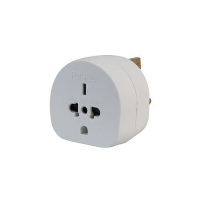 White Worldwide Travel Adapter