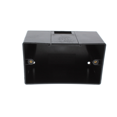 Black Extra Deep Pattress Box
