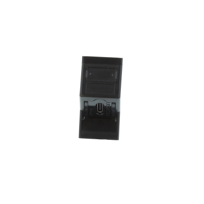 angled black usb type c module