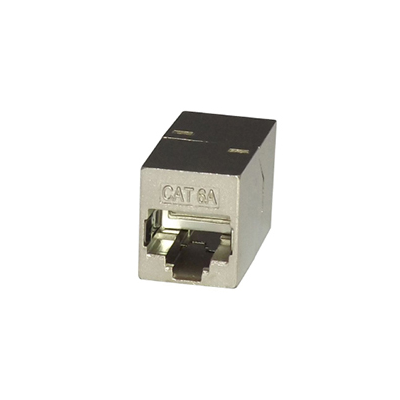 Cat6a FTP Shielded RJ45 Through Coupler