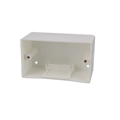 70Mm Deep Double Gang Plastic Back Box EuroNetwork
