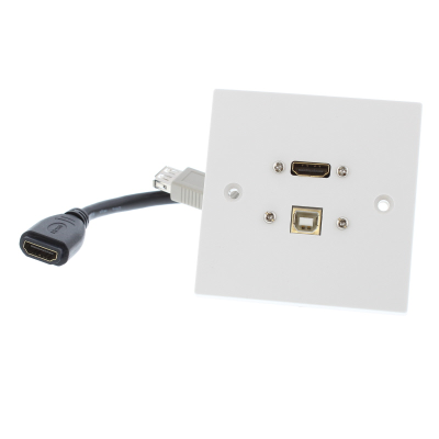 HDMi 8K 2.1v USB B Wall Plate