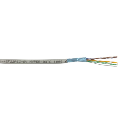 CAT 6 FTP Stranded ZSZH Cable 500m Reel Grey