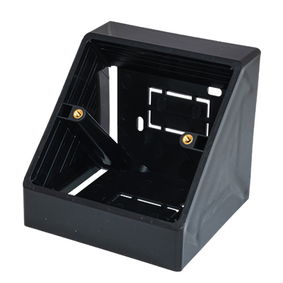 single socket angled back box