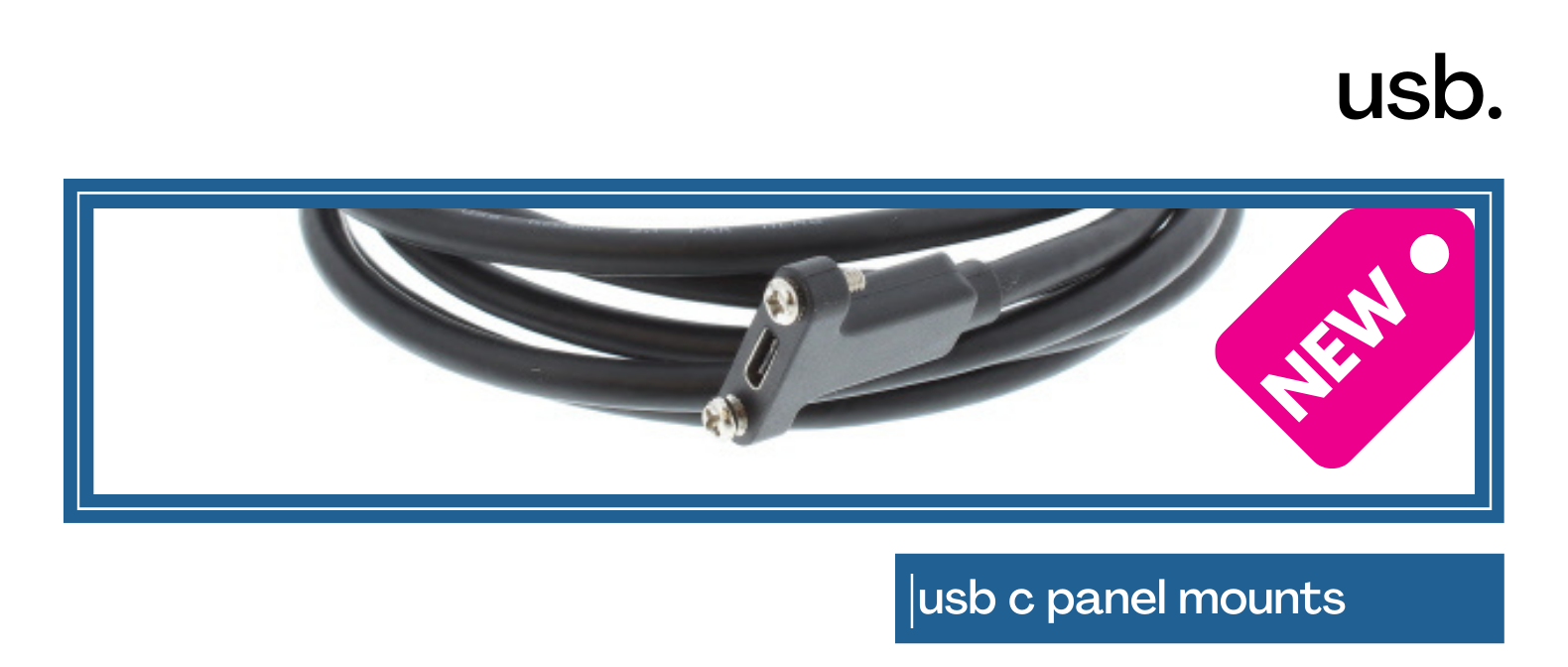 USB-C panel mounts