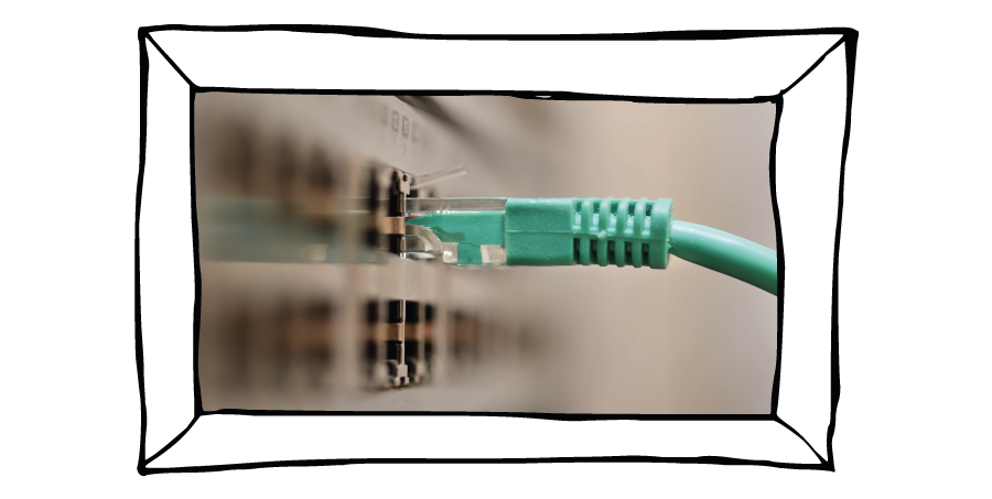 What does an ethernet cable do?