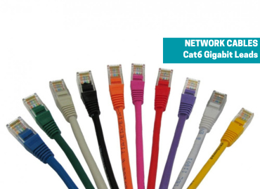 Network Cables: Cat6 Gigabit Patch Cable
