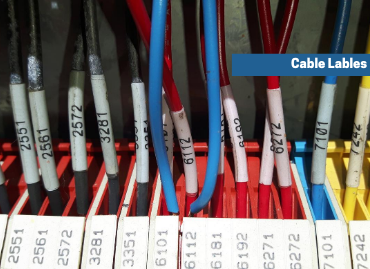Safely organise your workspace with effective cable labelling
