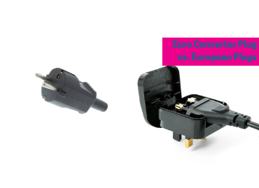 What’s the difference between European converter plugs and European rewireable plugs?