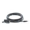 Black Cat6 Keystone to Plug at 5 Metres.