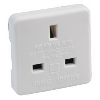 UK USA adapter White