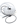 white plastic 10 metre Twin HDMi and USB Wall Plate