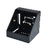Black Single Gang Angled Back Box