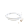 Keystone CAT6 to Plug 3 Metre Assembly. White UTP  