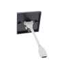 Black SG Wall Plate HDMI, TV. Plug and Play