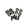 Cage Nuts, M6, Black, Pack of 50