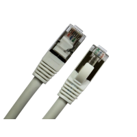 White CAT8 patch cable 20 metres