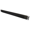 1U Open Brush Strip Panel for 19" Rack Enclosure